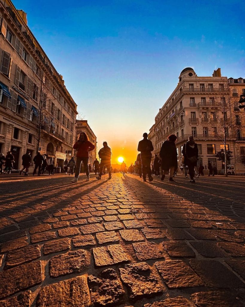 La canebiere de Marseille