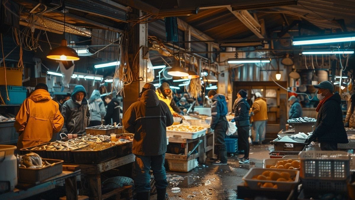 Marché aux poissons Marseille