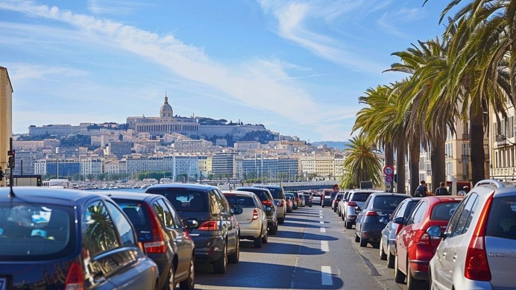 Marseille : ingorghi titanici all'entrata della città, la A7 in preda alla saturazione