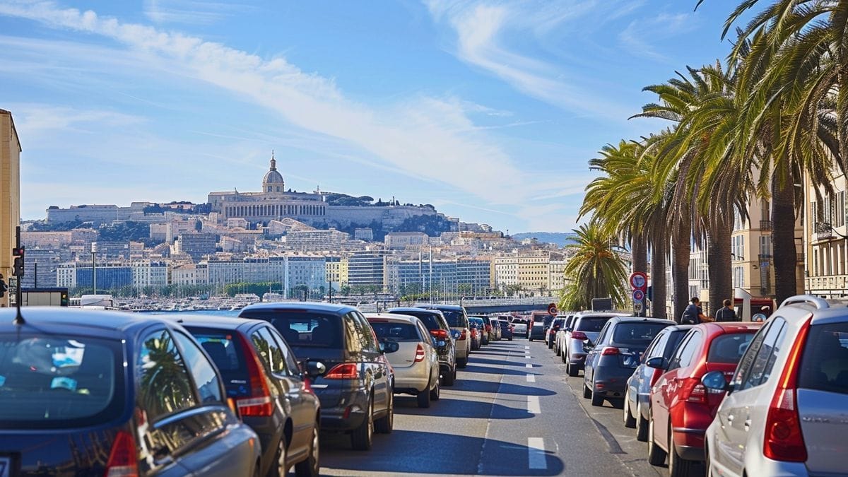 Marseille : ingorghi titanici all'entrata della città, la A7 in preda alla saturazione