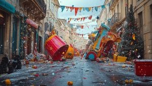 Marseille : le centre-ville vidé par des rafales de vent impitoyables, annulation de la parade de Noël